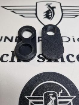Zündapp 2 Stück Gummitülle für die Frontmaske der Blinkerdurchführung 448-19.115 TPU